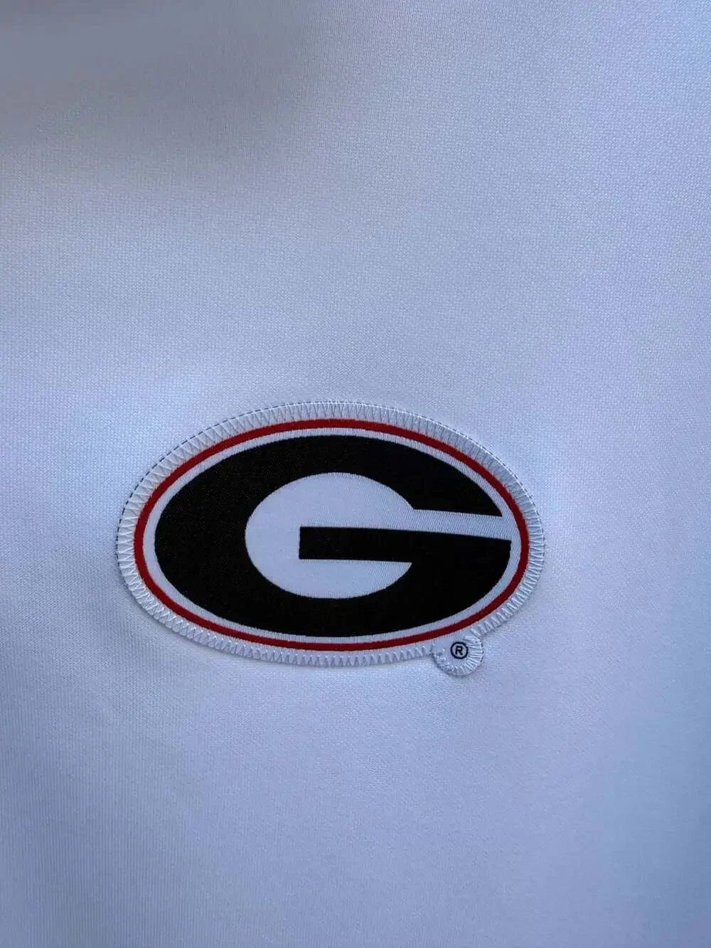 Nike Georgia Bulldogs Dri-FIT Polo Size L White